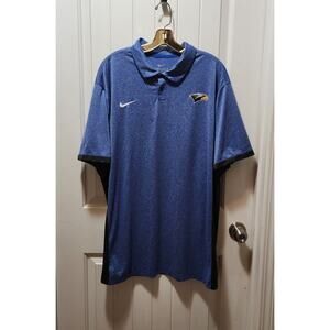 Georgia Southern Eagles Nike Team Dri-Fit Mens Blue Polo Shirt Size XXL